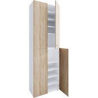 VCM XL Holz Großer Schuhschrank Schuhregal Groß Stiefel Dielenmöbel
