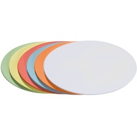 Franken Moderationskarten Oval, x 110 mm, 500 Stück, farblich