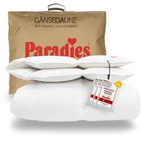 Paradies Daunendecke 135x200 cm Winterdecke Gabi 90, RDS Gänsedaunen