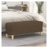 VidaXL Sitzbank Braun 100x35x41 cm Stoff