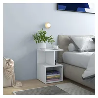 VidaXL Nachtschrank 35 x 35 x 55 cm Weiß