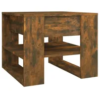 VidaXL Couchtisch Räuchereiche 55,5x55x45 cm Holzwerkstoff