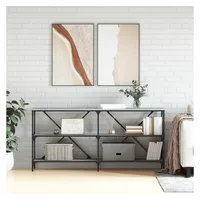 VidaXL Grau Sonoma Konsolentisch 160x30x75 cm grau