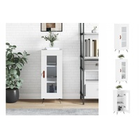 VidaXL Sideboard Weiß 34,5x34x90 cm Holzwerkstoff