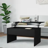 VidaXL Couchtisch Schwarz 80x50,5x41,5 cm Holzwerkstoff