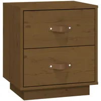 VidaXL Nachttisch Honigbraun 40x34x45 cm Massivholz Kiefer