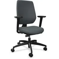 Dauphin Bürostuhl speed-o comfort, SP 7639_SLP3 Stoff schwarz, Gestell