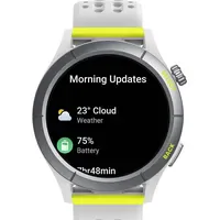 Amazfit Cheetah Round BT 47 mm Polymergehäuse grau Silikonarmband