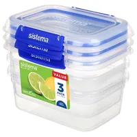 Sistema Rectangle Klip It Plus 3 Pack 1L