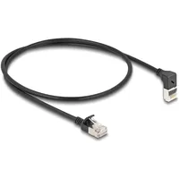 DeLock Netzwerkkabel Cat.6A S/FTP Slim 90° oben gewinkelt -