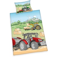Herding babybest® 2485243063 - Traktor Bettwäsche (Made in Green),