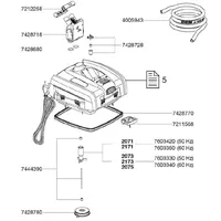Eheim Satz Dichtungen für Adapter und Trennwand Ersatzteil für