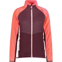 CMP WOMAN JACKET HYBRID, BURGUNDY, 44