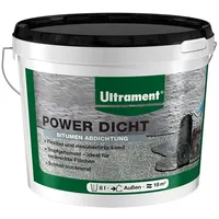 Ultrament Power Dicht, Schwarz, 8 Ltr