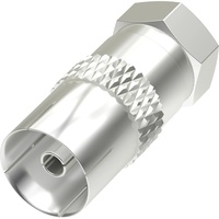 Hama SAT-Adapter, F-Stecker - Koax-Kupplung