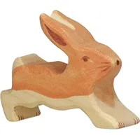 HOLZTIGER Hase, klein, laufend (80101)
