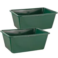 Buri 2er Set Wildwanne 90 Liter Wanne XXL Jagdwanne
