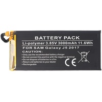 AccuCell Akku passend für Samsung Galaxy J5 2017, Li-Polymer,