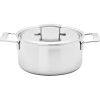 Demeyere Industry Bratentopf mit Deckel 16 cm, 18/10 Edelstahl