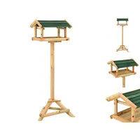 VidaXL Vogelhäuschen mit Ständer 37x28x100 cm Massivholz Tanne