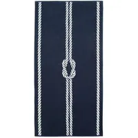 ZOLLNER Strandtuch 100 x 200 cm blau