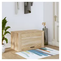 VidaXL Wand-Schuhschrank Sonoma-Eiche 70x35x38 cm Holzwerkstoff