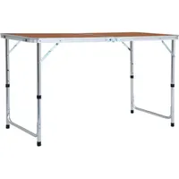 VidaXL Campingtisch Klappbar Braun