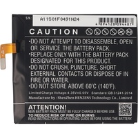 AccuCell Akku passend für Sony Ericsson XPERIA T3, Li-Polymer,