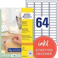 Avery Zweckform Universaletiketten L6021REV-25 Weiß 45,7 x 16,9 mm