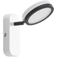 LINDBY Strahler Vesim, weiß, 1-flammig, 15 cm hoch, Eisen