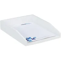 Relaxdays Relaxdays, Dokumentenablage, stapelbar, DIN A4 Papier, Büro, Schreibtisch,
