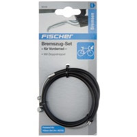 Fischer 85228 Bremszug-Set für Vorderrad mit Doppelnippel