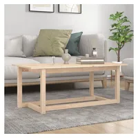 VidaXL Couchtisch 110x55x45 cm Massivholz Kiefer