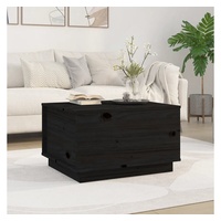 VidaXL Couchtisch Schwarz 60x50x35 cm Massivholz Kiefer