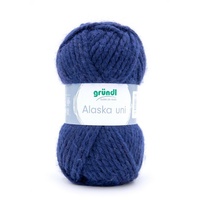 Gründl Alaska uni Wolle zum Stricken aus 80% Polyacryl,
