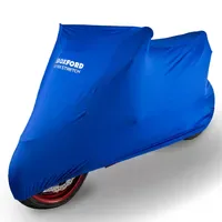 Oxford Protex Stretch Indoor Hülle Motorrad Abdeckplane Blau L