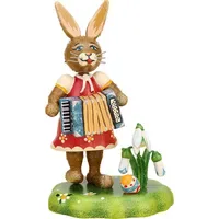Hubrig Hasenmusikantin, Mädchen mit Akkordeon, | bunt