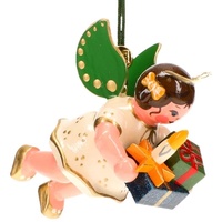 Hubrig Volkskunst GmbH Hubrig Baumbehang Engel mit Weihnachtsgeschenken, Höhe: