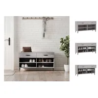 VidaXL Schuhbank Grau Sonoma 102x35x55 cm Holzwerkstoff
