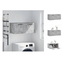 VidaXL Wandschrank Betongrau 80x36,5x35 cm Holzwerkstoff