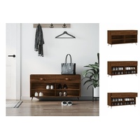 VidaXL Schuhbank Braun Eichen-Optik 102x35x55 cm Holzwerkstoff