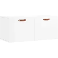 VidaXL Wandschrank Hochglanz-Weiß 80x36,5x35 cm Holzwerkstoff Modell 1
