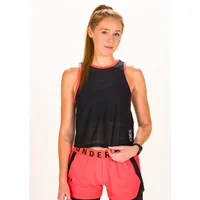 Under Armour Damen T-Shirt UA RUN EVERYWHERE TANK, BLACK,