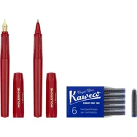 Moleskine x Kaweco Füllfederhalter und Kugelschreiber, Rot nit 6