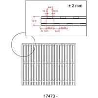 Plus Sichtschutzzaun Nagano 180 x 140 cm Weiß/Holz