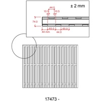 Plus Sichtschutzelement 180 x 140 cm Schwarz/Holz