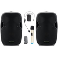 Pronomic MOVE 12MA-A Akku-Aktivbox Stereo Set