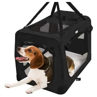 Melko Hundetransportbox faltbar Transportbox Auto Hundetasche Kleintiertasche - Melko