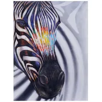 MCW Zebrakopf Ölgemälde 120x90 cm