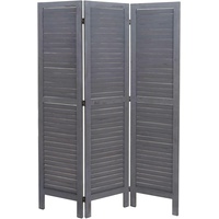 Mendler Paravent HWC-G30, Trennwand Sichtschutz Raumteiler, Shabby-Look 170x120cm ~